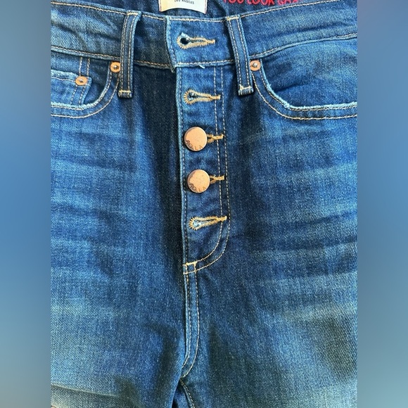 Alice + Olivia Jeans button up skinny crop pants size 26 - Picture 15 of 16